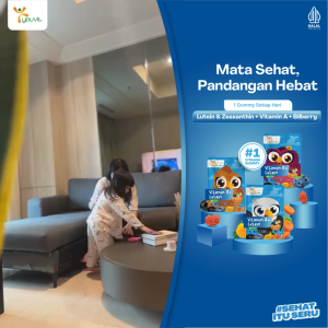 Youvit Kids Vitamin A+ Lutein 5 Sachet | Vitamin Mata Anak dengan Lutein Vitamin A dan Ekstrak Bilberry