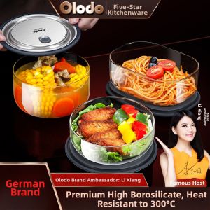 Olodo | Microwavable Borosilicate Glass Meal Box