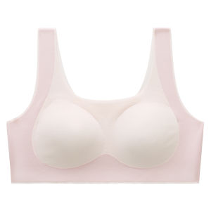 Miiow | Cat Girl Sports Bra Teenage Development Period Seamless Shockproof Vest Comfortable Breathable Underwear For Middle And High School Students