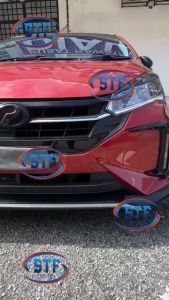 Perodua Myvi 2022-Present Front Bottom Grill  Glossy Black Grilled Plug And Play Honeycomb