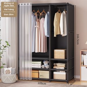 Tủ Quần Áo Vải Đa Tầng Dung Lượng Lớn Đơn Giản