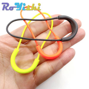 10 Pcs/Pack Mix Color Zipper Pull Cord Zipper Head Pull Puller End Fit Rope Tag Fixer Zip Cord for Garment Bags Accessory