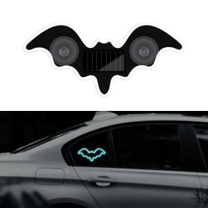 1 Chiếc Halloween Hình Dơi LED Ánh Sáng Môi Trường Xung Quanh Chạy Bằng Năng Lượng Mặt Trời Có Thể Sạc Lại Thở Không Khí Neon Đèn Ô Tô Nhiều Màu Sắc