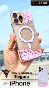 (พร้อมส่ง) เคส FenixShield Eleganz PINK BLOSSOM สำหรับ iPhone Air / 17 / 16 / 15 / 14 / 13 / Plus / Pro / Max