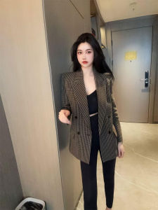 YUFUQING | British Style Floral Suit Jacket Women Loose Casual Vintage High End Feel Spring New Arrival Elegant Coat Polyester Fiber