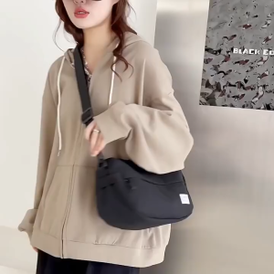 Comelnya Crossbody Bag Simple Long Design Multi-Compartment Versatile Beg Silang Gaya Ringkas Multi-Ruang