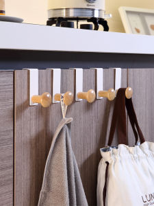 Cabinet Door Rear Hook Door Back Dorm Drawer Wardrobe Office Desk Separation Board Pannier Bag Card Clamp Kitchen Z-Hook