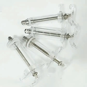 HOL 5/10/30ML Fiber Glass Syringe Heavy Duty Veterinary Injection Syringe Farm Animal Give Medicine Feeder for pig piglets cow chicken
