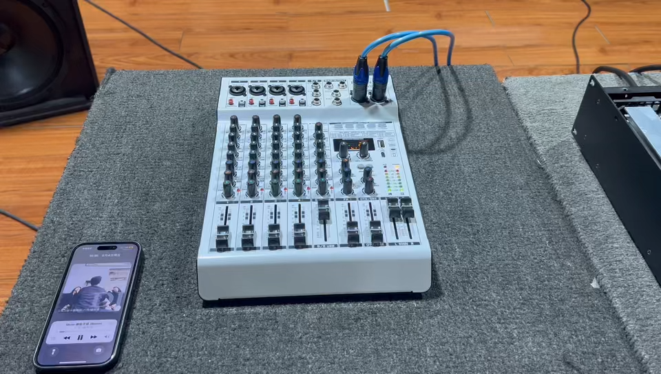 PADONPRO EV8 USB 8 Channel Mixer with Bluetooth OTG Sound Mixer Propesyonal na Audio Mixer forstage
