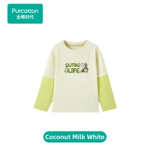 Purcotton | Antibacterial Breathable Boys Long Sleeve T-Shirt