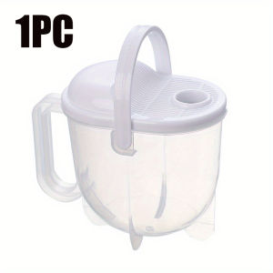 Rổ Rửa Gạo Di Động Có Lỗ Thoát Nước - Rổ Lọc Gạo Nhanh Cho Người Lười Có Tay Cầm Thiết Kế Sáng Tạo Dụng Cụ Nhà Bếp Tiện Lợi