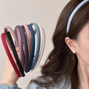 Tooyoo Simple Thin Headband Women Versatile Face Wash Headband Fashionable High-end Headdress