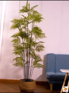 MAIDENHAIR FERN Artificial Plant Artificial Flower Faux Greenery Potted Plant Home Decoration Indoor Outdoor Decorative Plants for Living Room Bedroom Office Desk Tabletop Garden Café Event Wedding Artificial Decorative Plant Ornament Accessories