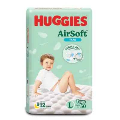 Sample Huggies Air Soft Tape SMLXLXXL Diapers