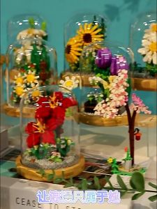 ⚠️现货⚠️ReadyStocks Flower blocks toys 智鹰 花束 盆栽 蓝妖姬 百合花 康乃馨 郁金香 向日葵 雏菊 摆件 兼容乐高 拼装 玩具 男女生 七夕