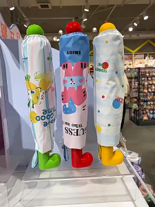 ร่ม น่ารักมูลค่าสูง ใช้ได้ทั้งแดดและฝน ป้องกันแสงแดดและป้องกันรังสียูวี