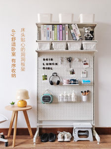 Xiaowu Wire-Wrap Board Bookshelf Desk Storage Rack Integrated Floor Standing Desktop Wire-Wrap Board Shelf Space-Saving Storage