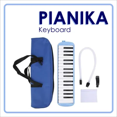 Pianika Keyboard Alat Musik Tiup Anak Biru