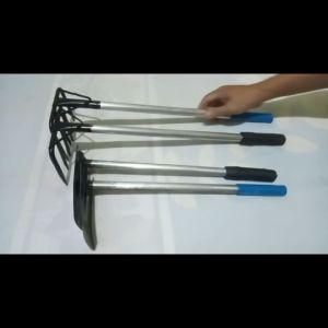 Pacul Garukan Taman Gagang Galvanis Tahan Karat Paket 2in1