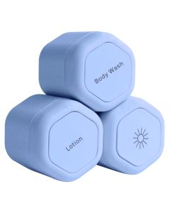 Bộ 3 Hộp Đựng Đồ Du Lịch Từ Tính Hộp Đựng Mỹ Phẩm Dạng Viên Nang Có Nắp Đậy Có Thể Tái Sử Dụng Tiện Lợi Để Đựng Đồ Trong Vali Xách Tay