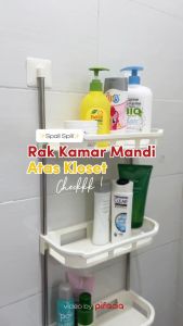 Rak Kamar Mandi Dapur Tempat Bumbu Kloset Wc 3 Susun Serbaguna