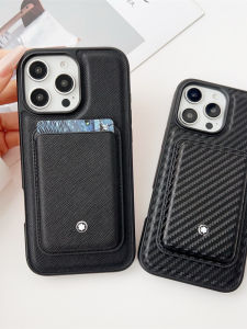 เคสโทรศัพท์หนังใหม่ MagSafe ดูดซับแม่เหล็ก Star Mark สำหรับ iPhone 16 pro Max Apple 15 โทรศัพท์มือถือ 14 plus 13 Trendy Card Holder 17 ปกป้องเรียบง่าย