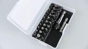 33 PCS Damaged Screw Extractor Kit with Sleeve Extension Drill Bit for Universal Guillotine Bolt Removal Screw Removal Tool