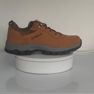 Prikol Import Terbaru Kulit Sepatu Hiking Pria Casual Tali Gunung Sepatu Mendaki Anti Slip Cowok Dewasa Touring Lentur Keren 193