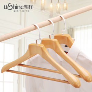 Wide Shoulder Wooden Hanger for Wedding Dress Clothing Store Special Use Solid Wood Hanger Nordic Style Retro Element Adult Size