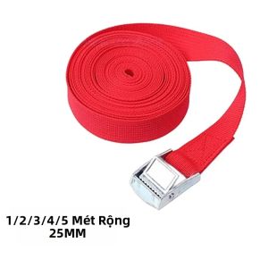 OUHOE | Dây Đai Buộc Hàng Hóa Có Khóa Điều Chỉnh Được Chịu Lực Cao Dài 1-5m Dùng Cho Ô Tô Xe Máy Xe Đạp - Dây Buộc Hàng Hàng Ngày An Toàn