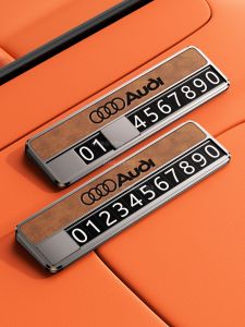 Đồ Dùng Xe Hơi CUSCO Metal Phone Tag Dừng Xe Tạm Thời Thẻ Di Chuyển Thẻ Số Thẻ Xe Thẻ Gắn Điện Thoại Di Động Thẻ Xe Audi A6L A4L Q5L Q2L