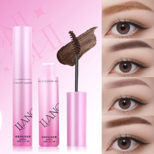 Dorisna Waterproof Liquid Dyeing Eyebrow Cream Long Lasting Quick Drying Brown Eyebrow Enhancers Makeup Cosmetics
