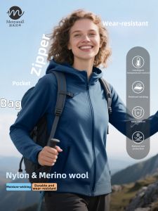 Menyanull | Quick-Drying Sportswear Merino Wool Hooded