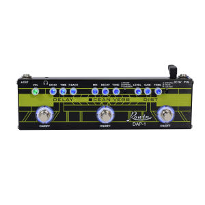IRIN | Rowin DAP-1/2/3 Guitar Multi Effects Pedals Delay Reverb Distortion Effect 3 in 1 Pedal Engine Ocean Verb Electric Guitar Parts