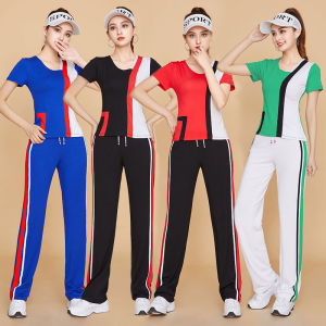 ชุดเต้นรำสตรี Modal แขนสั้น แขนยาว ชุดเต้นรำออกกำลังกาย ชุดเต้นรำสตรี ชุดเต้นรำฤดูใบไม้ผลิ ชุดเต้นรำแบบบาง ชุดเต้นรำสตรี