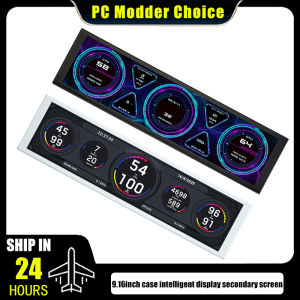 9.16 Inch IPS Type-C Secondary Screen USB-C Interface Computer Monitoring CPU GPU RAM Dislpay Smart Screen No Need AIDA64