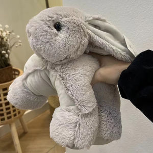 Soft Plush Bunny Doll Toy Newborn Sleeping Back Cushion Cute Stuffed Rabbit Baby Appease Doll