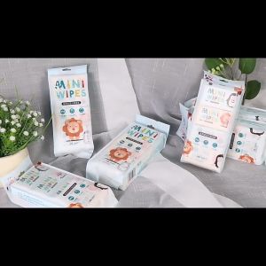 【MINI Pack】Baby Hand & Mouth Wet Wipes | Mini Portable Wet Tissue | Disposable 64 Sheets | HEYBABE