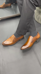 Giày Tây Nam HT.NeO Da Bò Nhập Khẩu GT-008