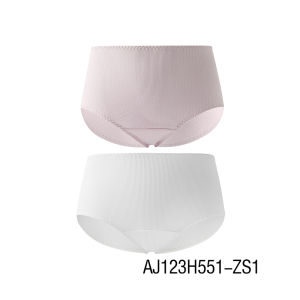 Aimix Girls Briefs 2-Pack Flat Angle Underwear Cotton Moleysel mid Waist Childrens Innerwear for Girls Ages 5-13