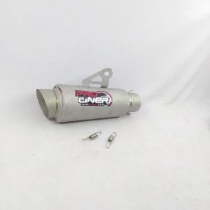 Silincer Knalpot Proliner Tr1 Sanblas Silver Knalpot Silencer Beat Vario Mio Jupiter Vega Supra Smash Blade Kharisma Genio Scoopy Xride Nmax Aerox Vixion Cb150 Cbr150 Megapro Scorpio Tiger klx Crf Dtracker Revo Gl All Motor
