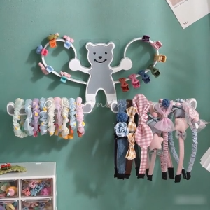 Multi-Functional Hair Band Storage Rack Hair Accessories Organizer Display Stand Desktop Vanity Holder for Hair Accessories