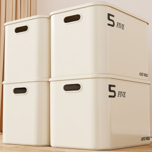 Large Capacity Plastic Storage Box: The Ultimate Solution for Your Living Room & Home Organization