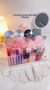 Rak Akrilik Lipstick Rak transparan Multilayer Rak Kosmetik Acrylic Organizer Tempat Storage Box