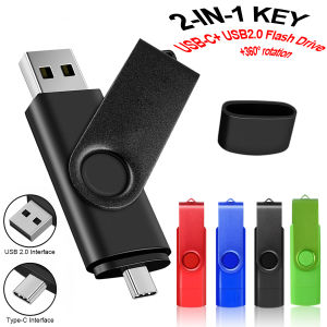 Pendrive Type C OTG USB Flash Drive 128GB 64GB 32GB 16GB 8GB 4GB USB Memory Stick 2.0 Pendrive High Speed for Type-C Device