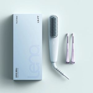 「China Plug」Lena | Portable Mini Negative Ion Straightening Hair Brush