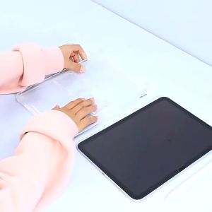 Prometa For iPad Tablet Case For Ipad Pro 11/13 inch Air 6 11/13 inch 2024 10.2 7/8/9th Pro 11/12.9 2018-2022 Air 5 4 10.9 Transparent Cover with Pencil Holder