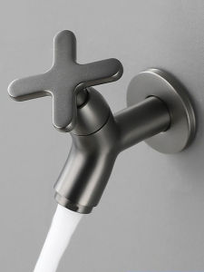 Mạ Vàng Mở Rộng Treo Tường Vòi Rửa Chén Đơn Vòi Nước Lạnh Đồng Đầy Đủ Bồn Rửa Chén Lau Bể Ban Công