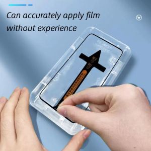One-Click Tempered Glass Film For Xiaomi 14 Pro/14 Ultra/13 Ultra/13/12 Pro/12X/12s Curved Screen Protector Easy Installation Protective Glass Film Full Coverage For Xiaomi Mi 14 13 Lite