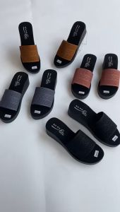 Sandal Wedges Wanita Import & Slop Kekinian Terbaru 2024